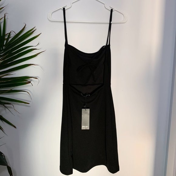 NWOT NASTY GAL CAMI FOR LOVE SQUARE NECK MINI DRESS - Picture 4 of 6